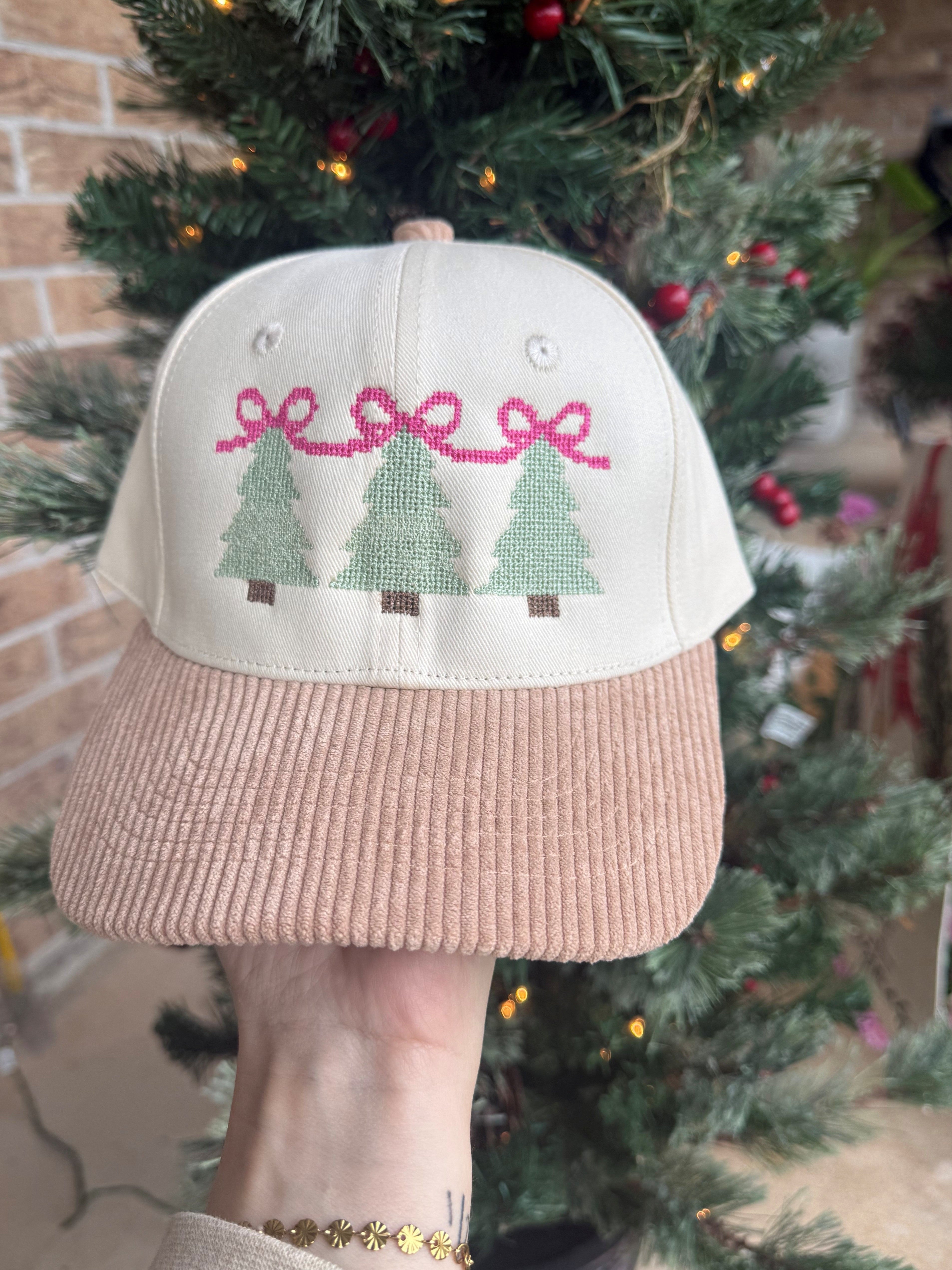 Christmas Trio Canvas Hat