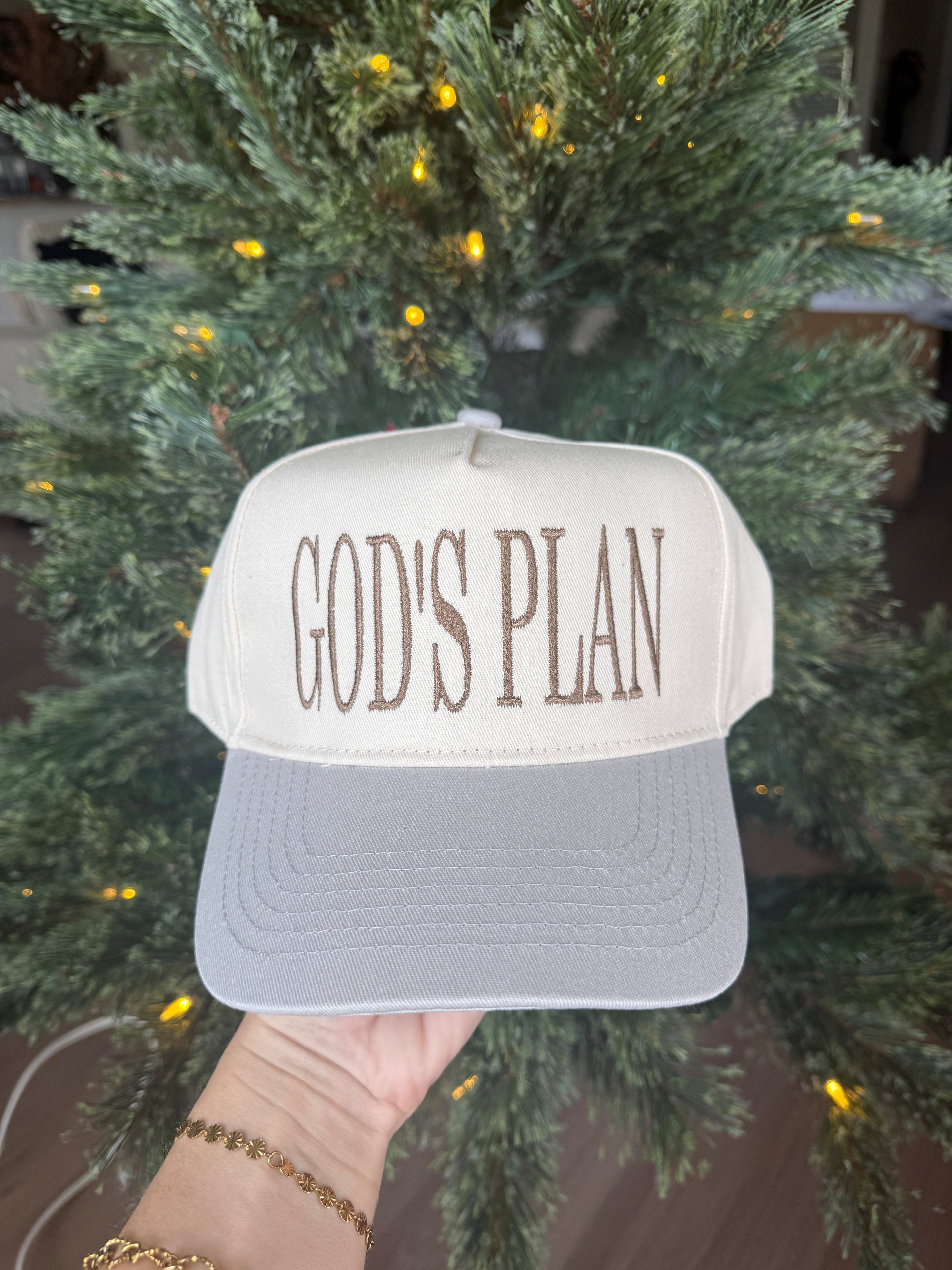 "God's Plan" Canvas Hat