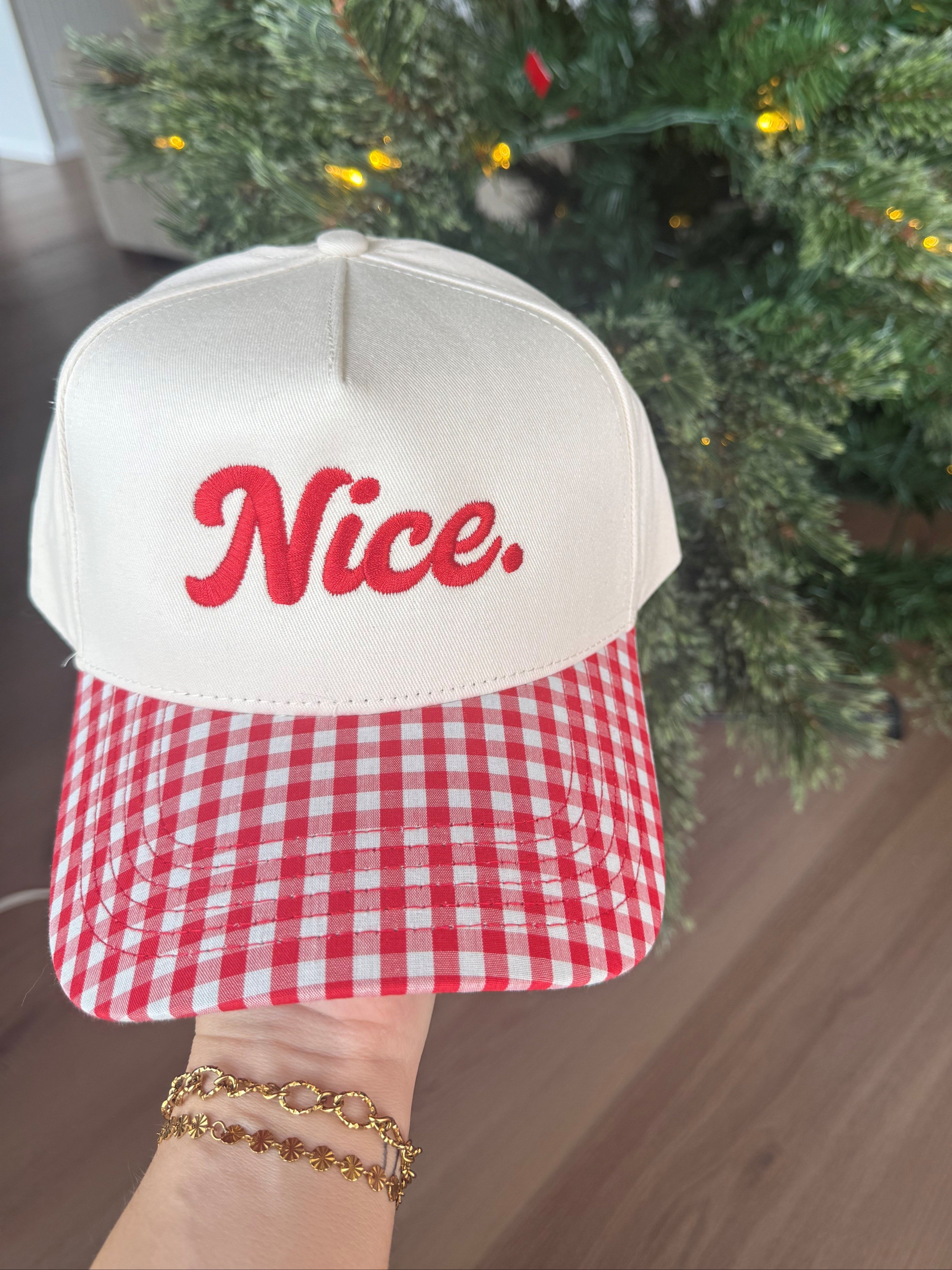 "Nice" Canvas Hat