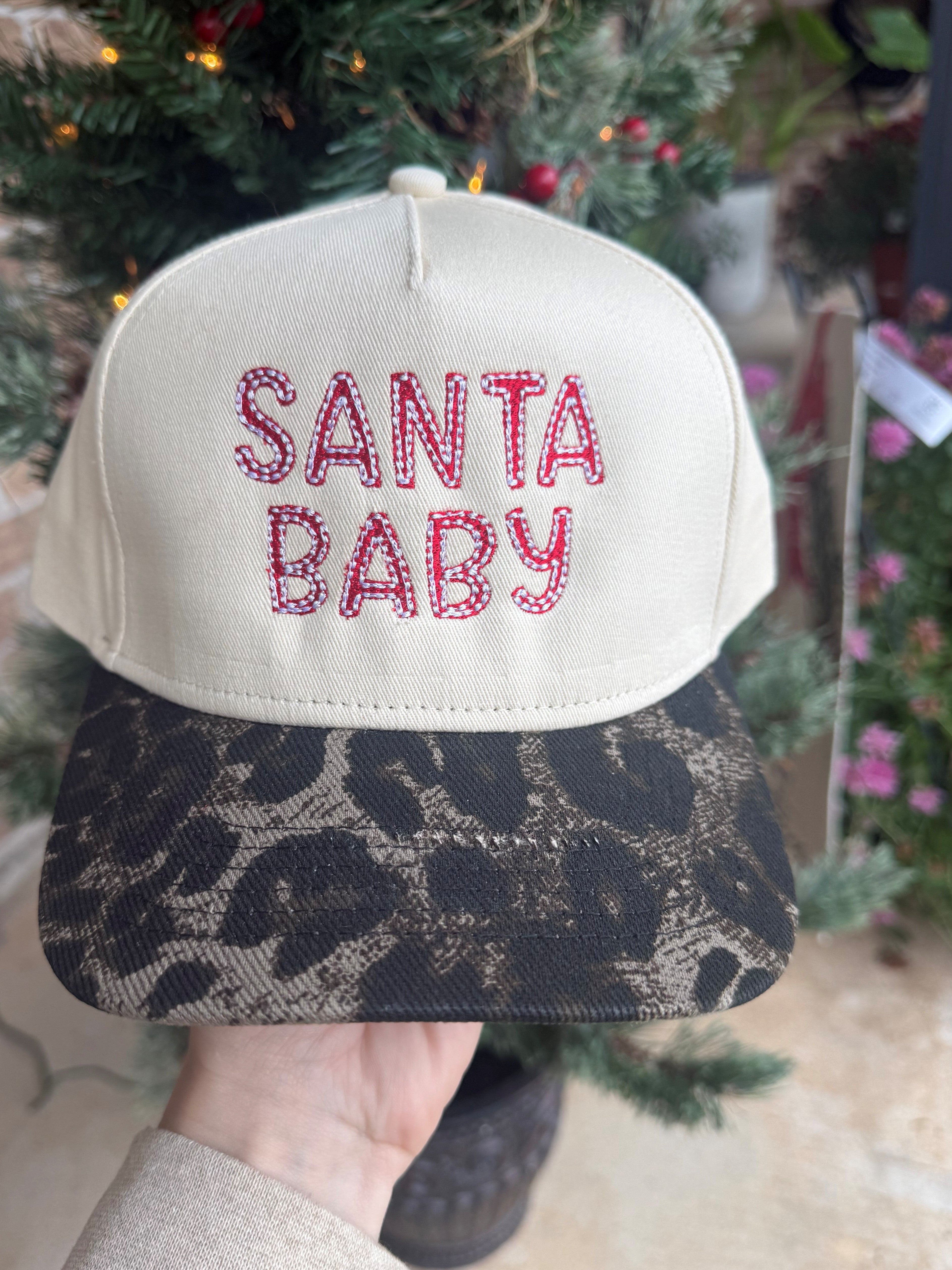 "Santa Baby" Canvas Hat