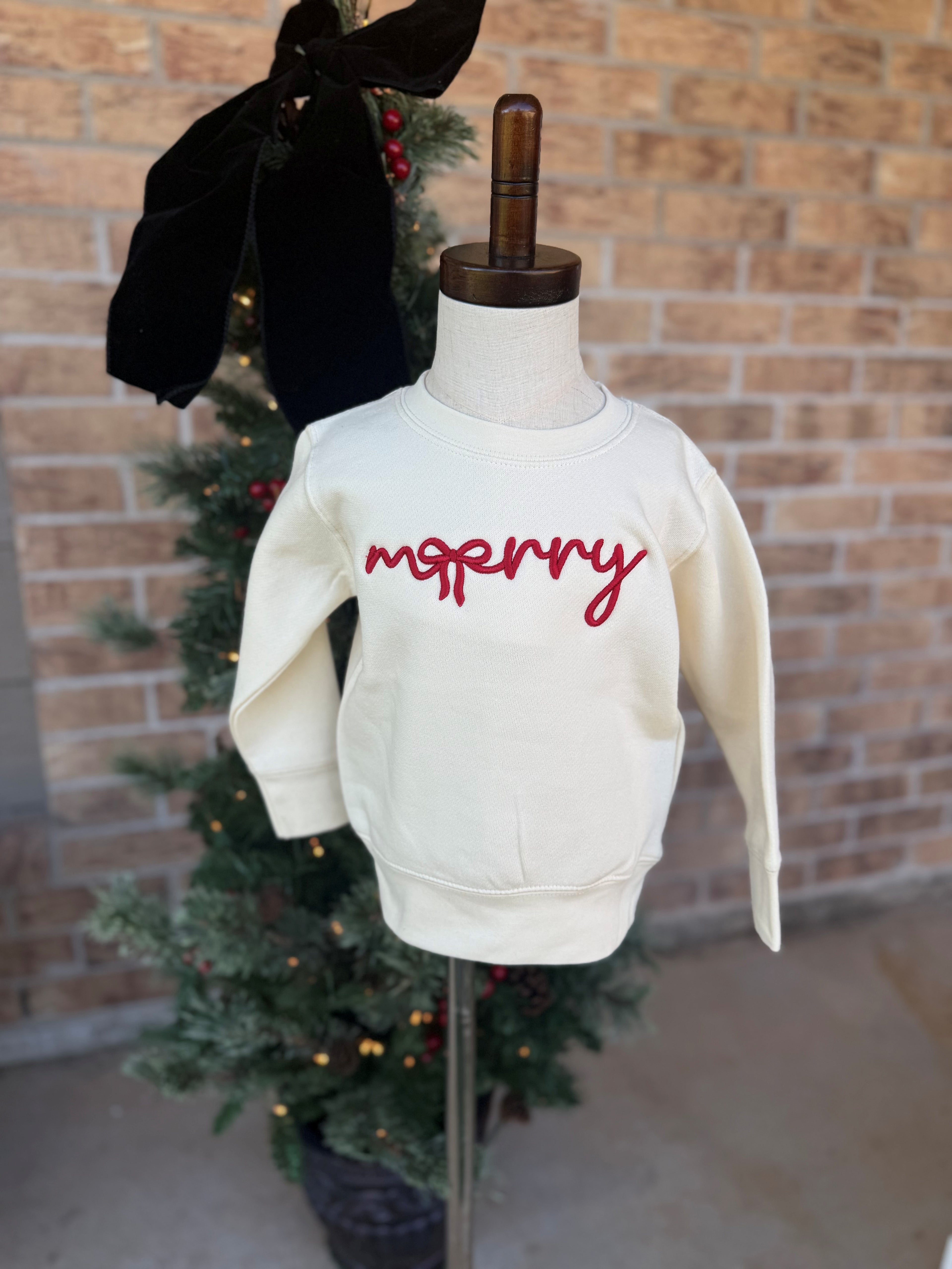 Youth Merry Puff Sweatshirt