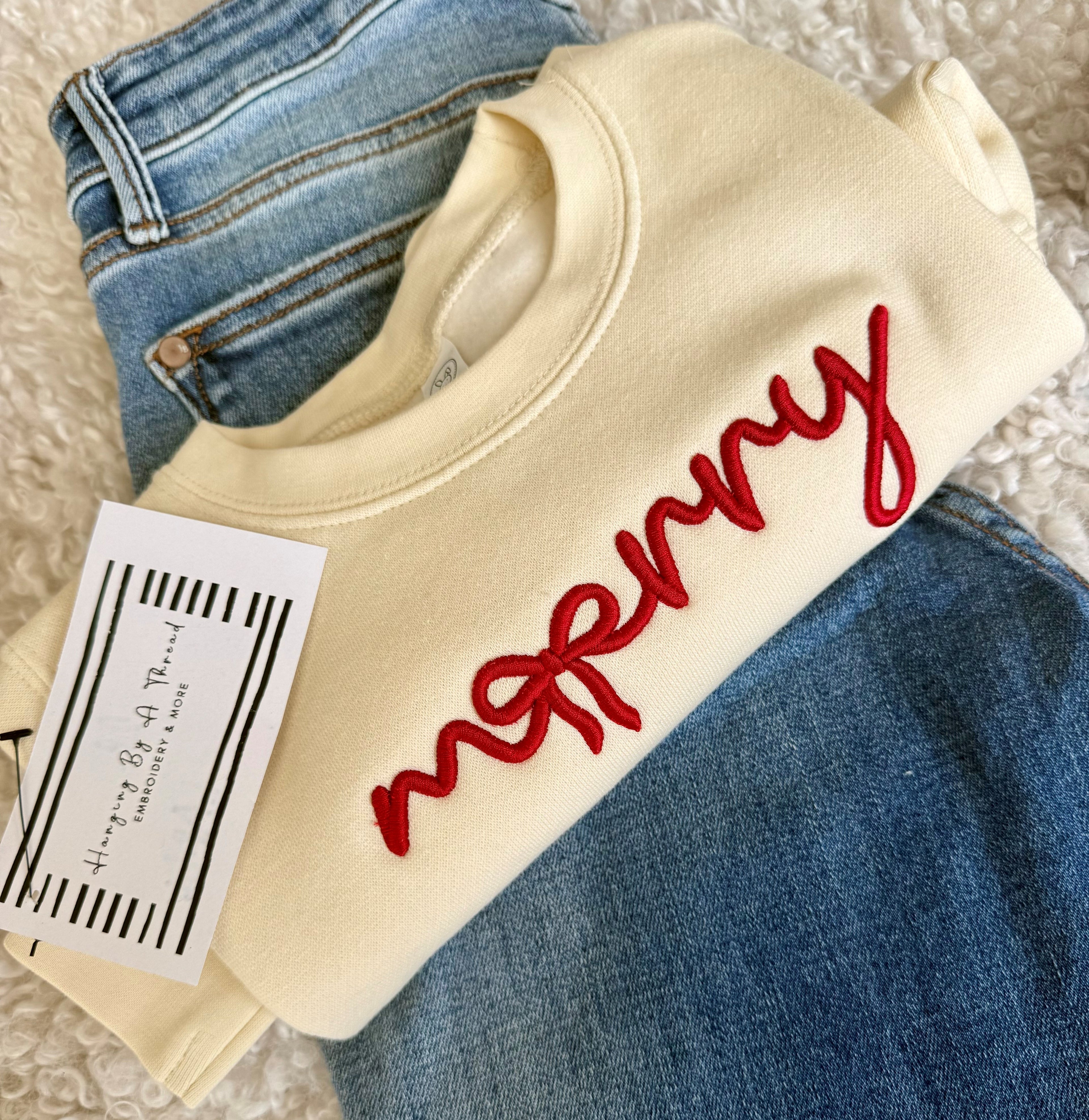 Youth Merry Puff Sweatshirt