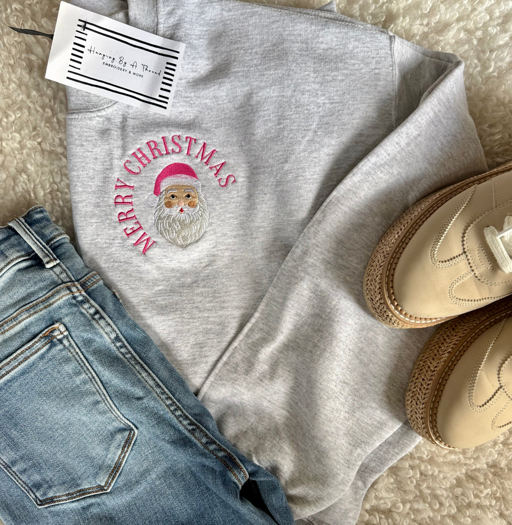 Round Vintage Santa Sweatshirt
