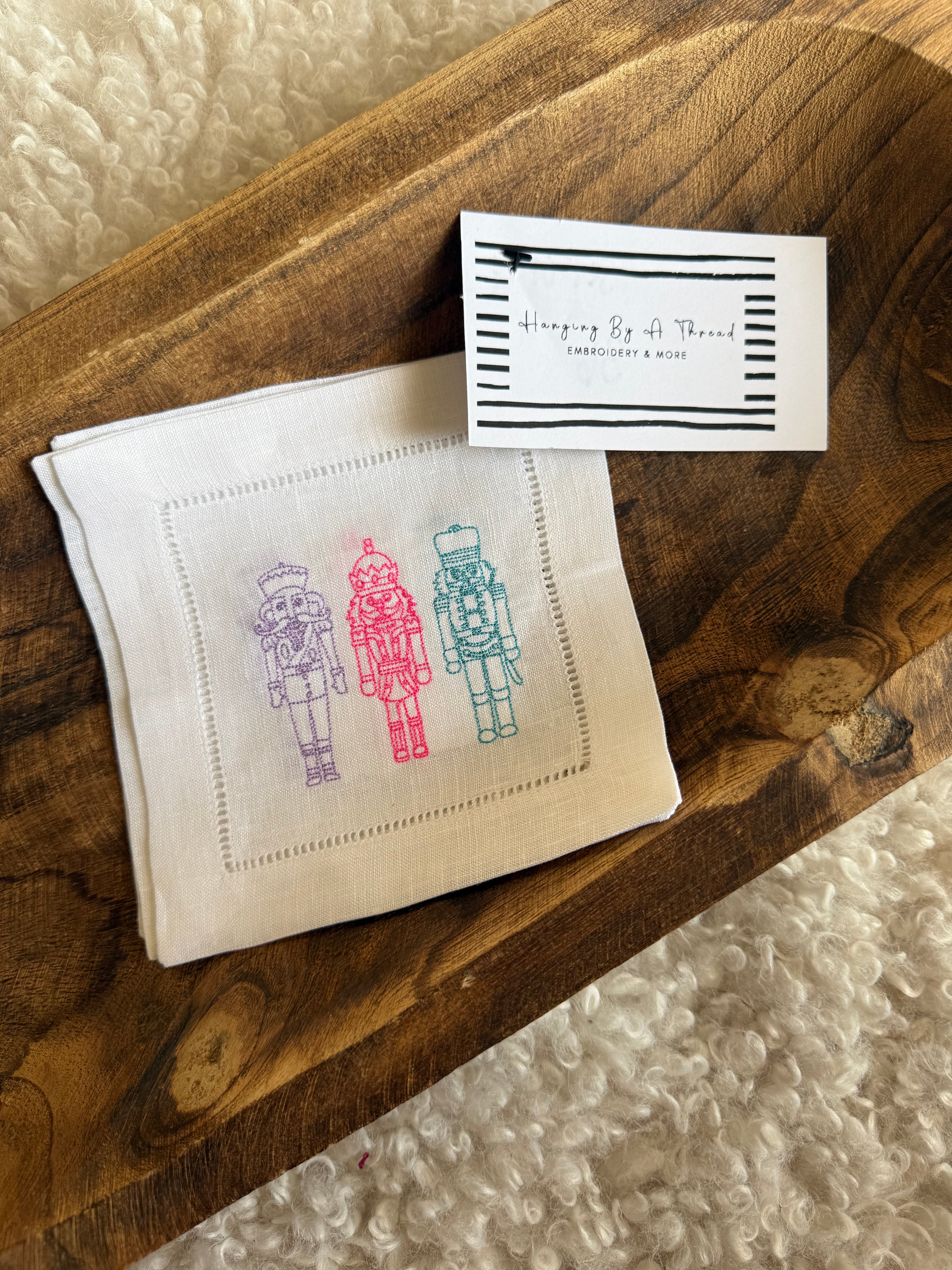 Nutcracker Trio Cocktail Napkins - Set of 4