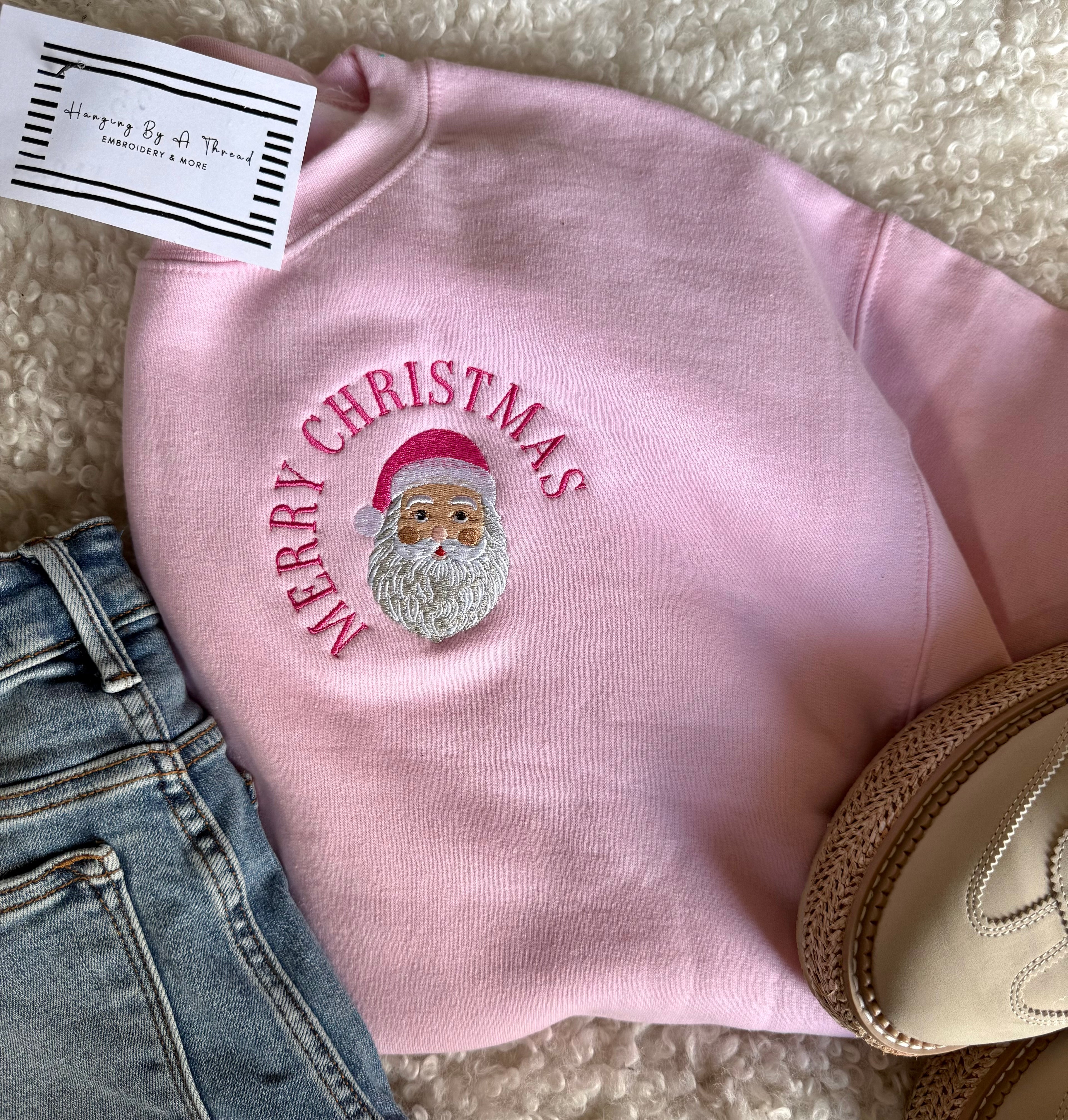 Round Vintage Santa Sweatshirt