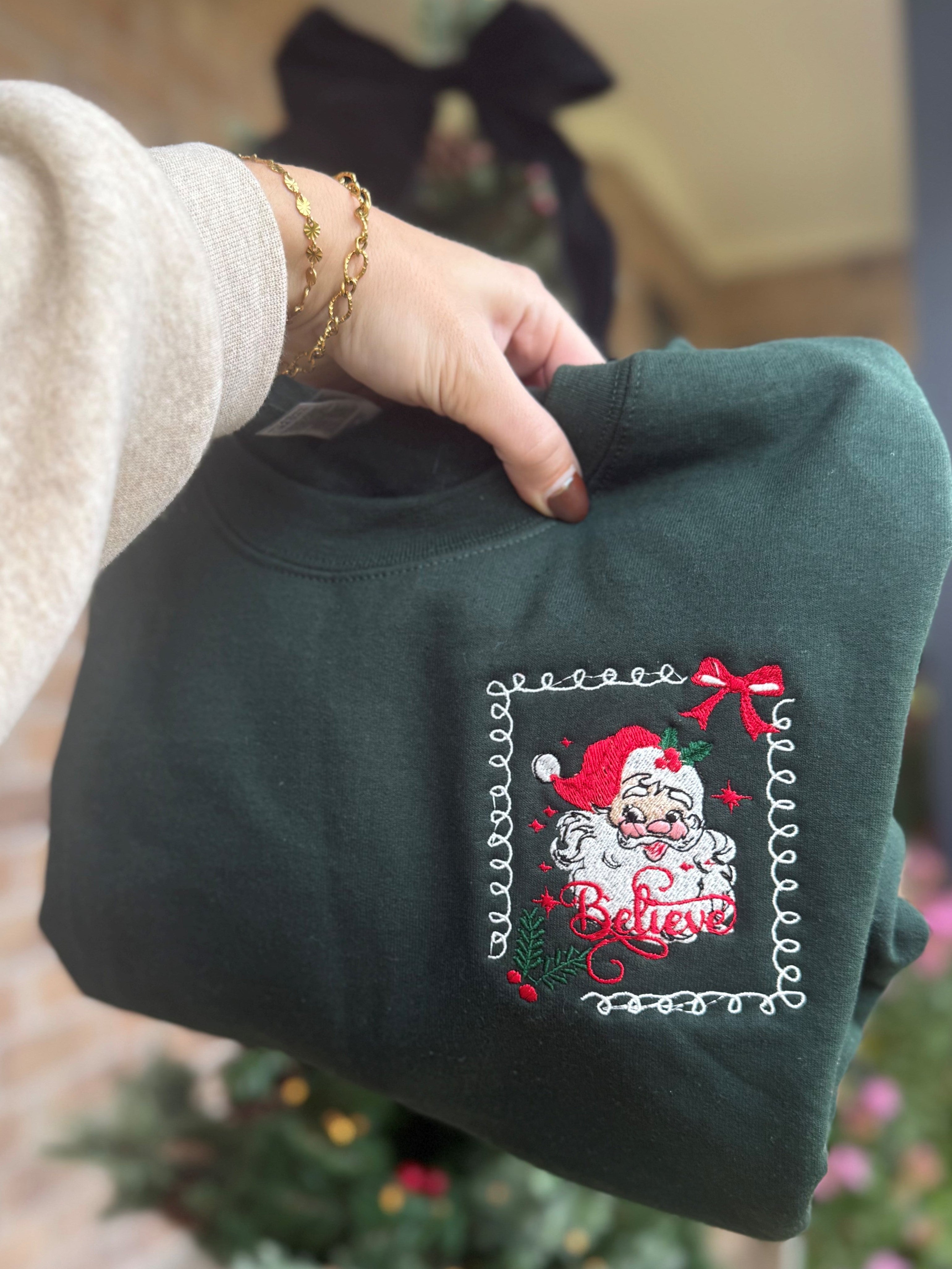 Christmas Postcard Sweathshirt